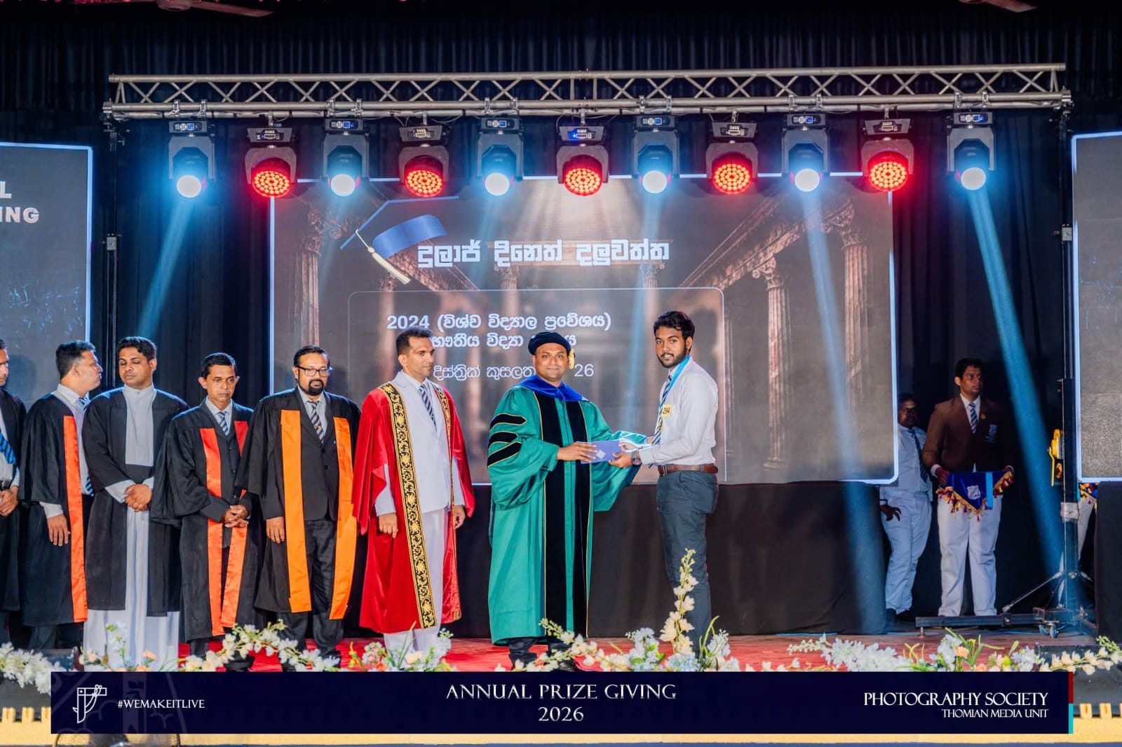 Prize giving ceremony